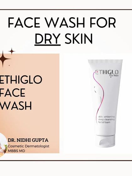For those with dry skin, choosing a face wash that cleanses without stripping moisture is essential. A creamy, hydrating formula like Ethiglo helps soothe and hydrate, leaving your skin feeling soft and supple.