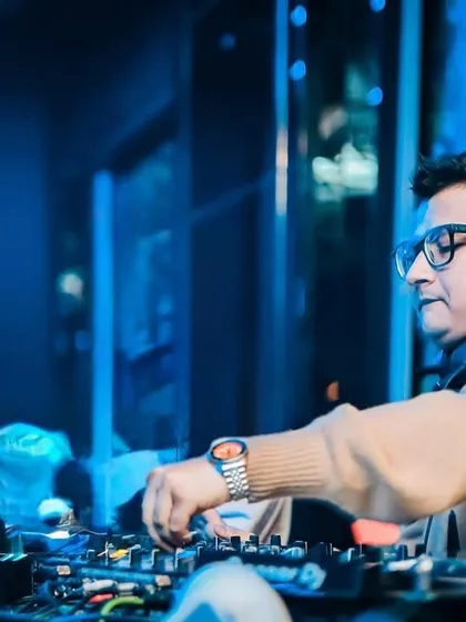 In the zone under the blue lights. The atmosphere of the club is a huge inspiration for my sets.