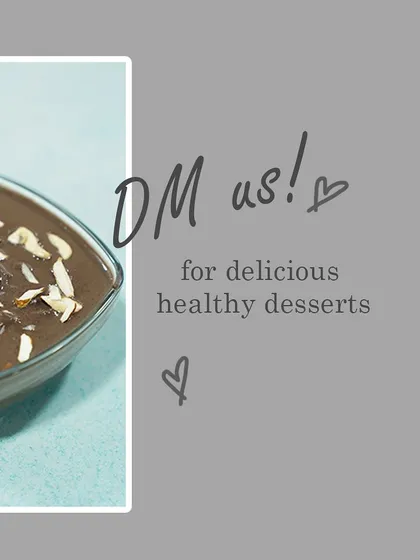 Looking for delicious, healthy desserts? You've come to the right place. Our chocolate ragi pudding is a customer favorite, perfect for a guilt-free treat.