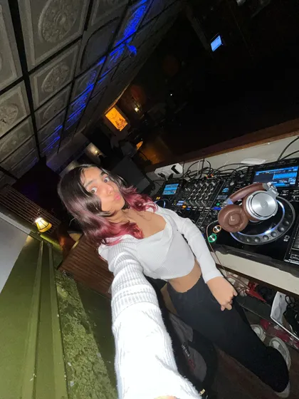 Another selfie from the booth, capturing the moment before the party really kicks off.