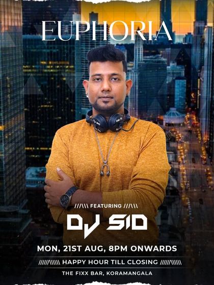 A flyer for 'Euphoria' at The Fixx, a night designed to make you lose yourself in the music.