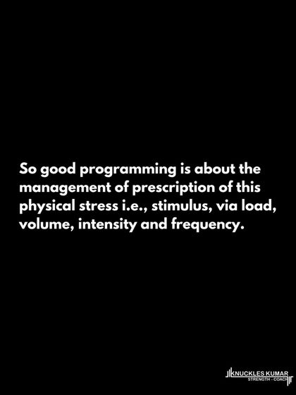 Good programming is simply the intelligent management of physical stress. I manipulate variables like load, volume, intensity, and frequency based on scientific principles to ensure you adapt and progress safely.