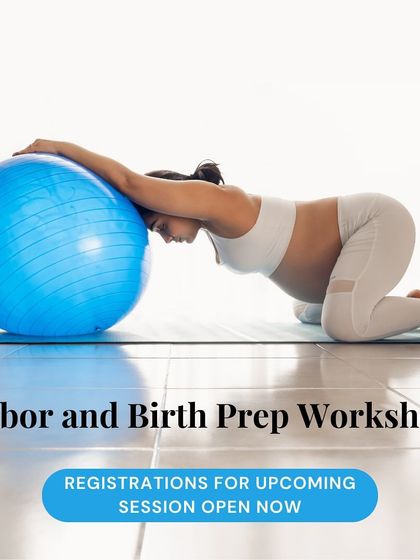 My Labor and Birth Prep Workshop is a live, interactive online session where you and your partner can learn and practice together.