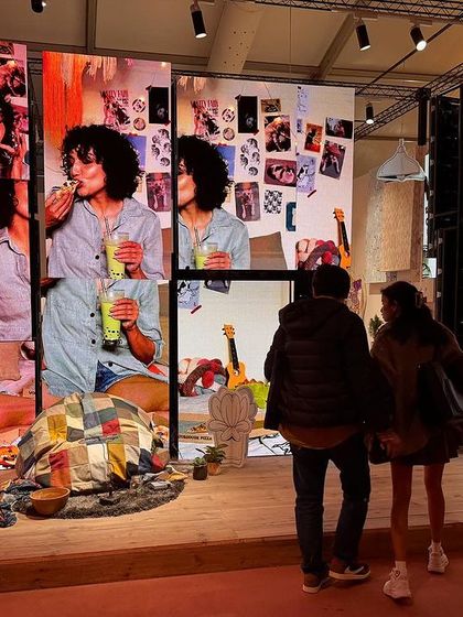 A repeat of image 86, showing visitors interacting with the 'Goblin Mode' installation.