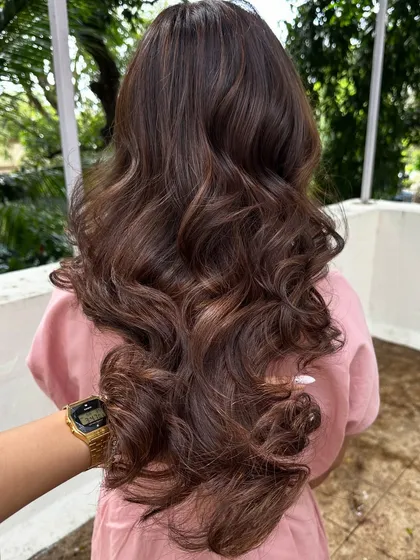 A little gallery of some of my favorite brunette work from the month. From deep chocolate to warm cinnamon and caramel, each color is custom-mixed for the client.