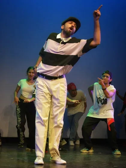 A solo moment during a group performance. Even within a large crew, I focus on creating opportunities for individual expression and character to shine through.