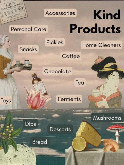 At The Kinder Market, you'll find a wide array of kind products. This includes everything from plant-based snacks, coffee, and chocolate to cruelty-free personal care, home cleaners, and accessories.