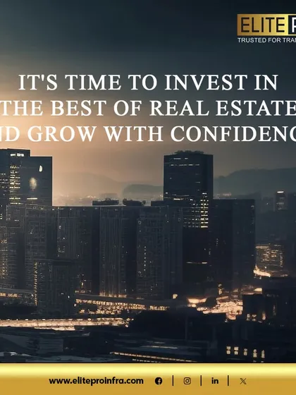 Now is the time to invest in the best of real estate and grow with confidence. This image of a city at dusk represents the bright future that awaits when you embark on a transformative real estate journey with our expert guidance.