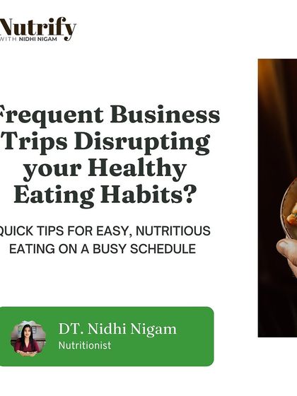 Frequent business trips can disrupt healthy eating habits. This series offers quick tips for easy, nutritious eating even with a busy schedule, helping you stay on track while on the go.