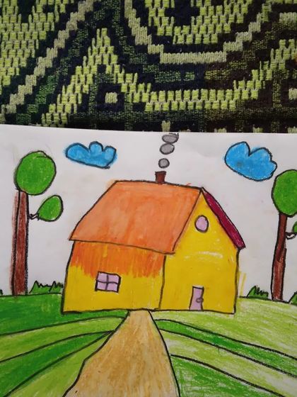 More examples of the creative and colourful work my students produce using oil pastels, showcasing their continuous learning and fun.