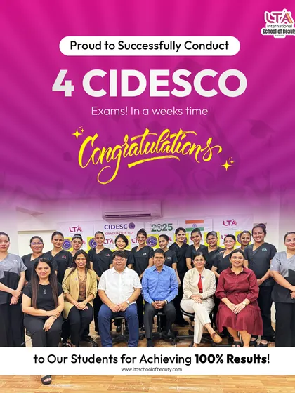We are proud to raise the bar in beauty education, having recently conducted four CIDESCO exams in a single week with 100% results. Congratulations to our students for taking this giant leap toward global certification.