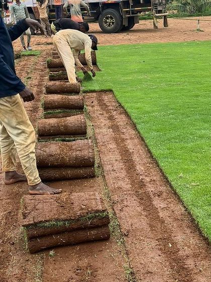 Rakshith Landscaping - Landscape Design & Installation Lush Lawns: Natural & Artificial photo 3