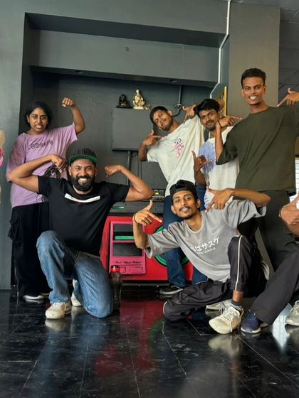 Another group of SDDP students after a training session. The camaraderie is clear.