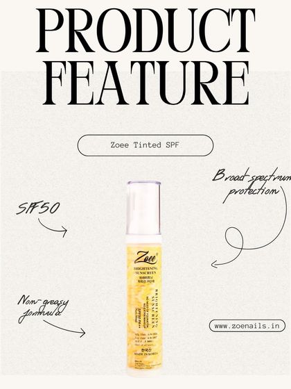 My Tinted SPF offers broad-spectrum SPF 50 protection with a non-greasy formula and a hint of colour. It's the perfect way to even out your skin tone while staying protected from the sun.