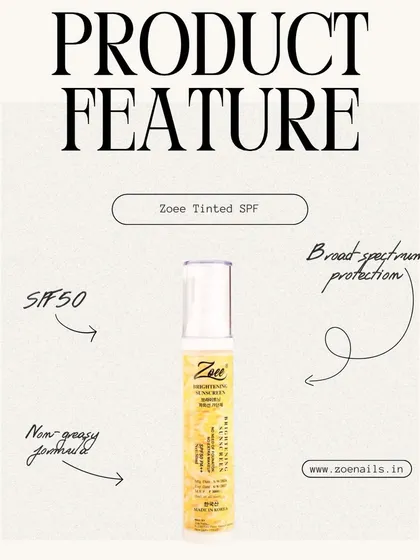 My Tinted SPF offers broad-spectrum SPF 50 protection with a non-greasy formula and a hint of colour. It's the perfect way to even out your skin tone while staying protected from the sun.