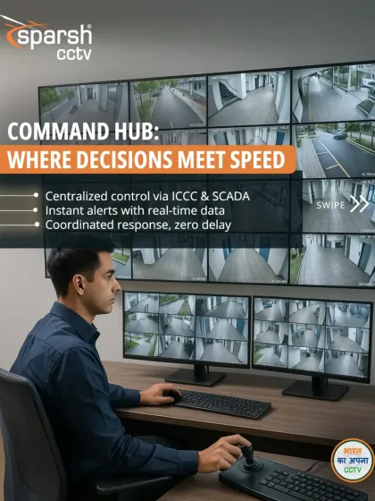 My command hub solution offers centralized control where decisions meet speed. For critical infrastructure like the Chenab Bridge, this means instant alerts via ICCC & SCADA integration and a coordinated response with zero delay, ensuring 24/7 protection.