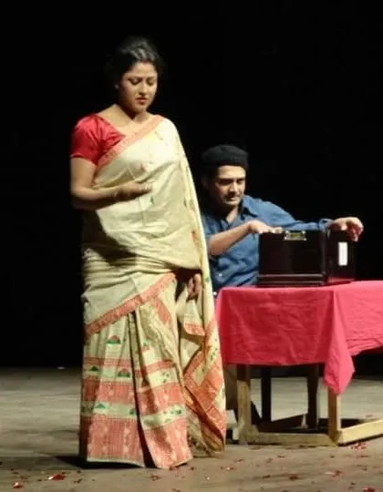 A scene featuring our director during his acting days. His 20+ years of experience cover all aspects of theatre.