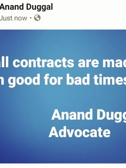 A principle I always emphasize in my contract law courses: "All contracts are made in good for bad times." This simple truth is the foundation of effective legal drafting.