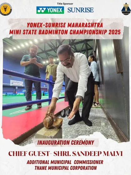 The traditional breaking of a coconut by the Chief Guest to mark the auspicious start of the tournament. I incorporate local traditions to make the ceremonies feel both grand and grounded.