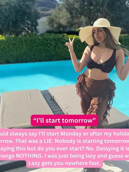 "I'll start tomorrow." I said this for years. It's the easiest lie to tell yourself, but it gets you nowhere. If you're stuck in the 'tomorrow' trap, it's time for some real talk. Your transformation starts the moment you decide to stop delaying it.