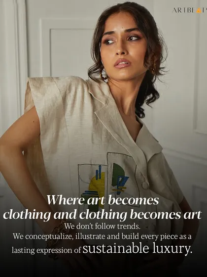 Where art becomes clothing and clothing becomes art. We don't follow trends; we conceptualize, illustrate, and build every piece as a lasting expression of sustainable luxury.