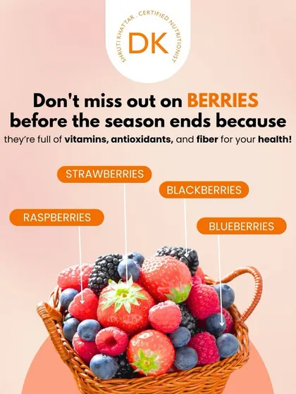 Don't miss out on berries before the season ends. They are full of vitamins, antioxidants, and fiber. From strawberries to blueberries, each one is a tiny but mighty superfood.