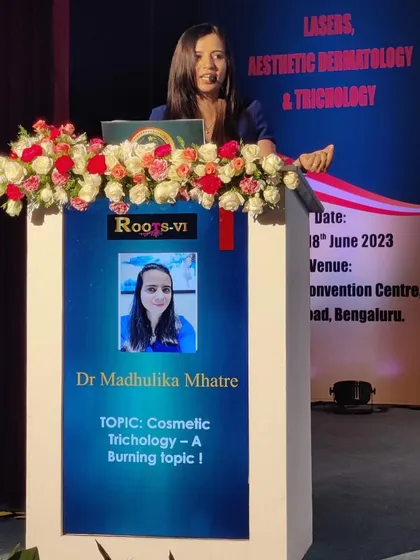 I was honored to speak about Cosmetic Trichology at the ROOTS-VI national conference. My presentation focused on the science of hair care, providing fellow dermatologists with insights into diagnosing complex hair and scalp conditions.