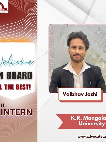 Welcoming our new intern, Vaibhav Joshi from K.R. Mangalam University. Every new intern is an opportunity for us to share our knowledge and for them to contribute fresh perspectives.