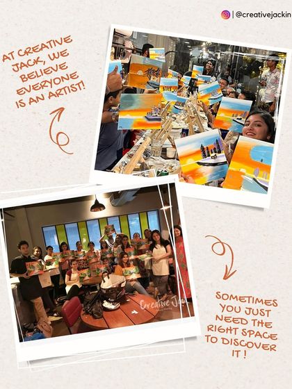 This image reinforces my belief that everyone is an artist, they just need the right space to discover it. My workshops provide that supportive environment.