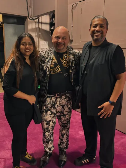 Another photo from the amazing night meeting members of Randy Brecker's ensemble. Being part of the jazz community is so inspiring.
