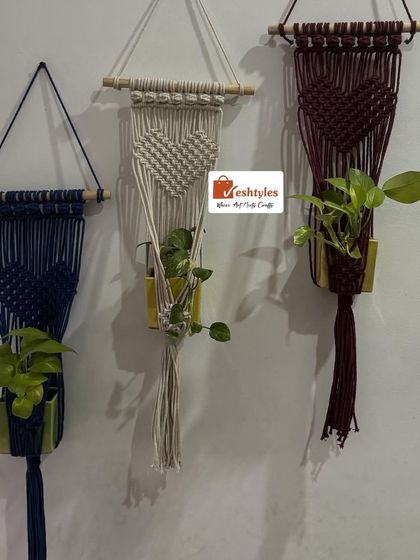 Eshtyles - Custom Macrame Home Decor Functional Decor: Wall Shelves & Plant Hangers photo 23