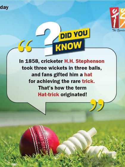 Where did the term 'hat trick' come from? In 1858, a cricketer took three wickets in three balls, and fans gifted him a hat to celebrate the rare achievement.