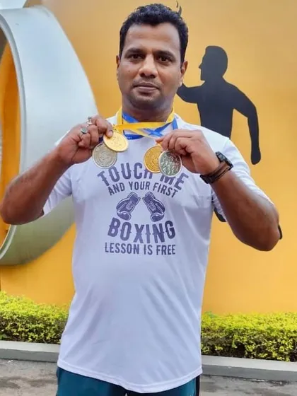 Coach Siddharth Varma, proud of his students' 4-medal haul at the CBSE South Zone II championships.