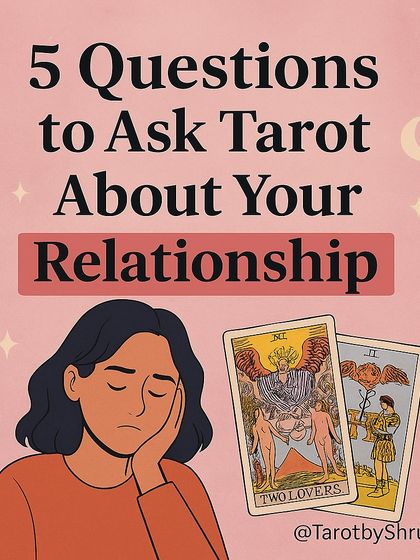 5 Questions to Ask Tarot About Your Relationship. Instead of overthinking, ask the right questions. This guide helps you get clarity on your partner's feelings, blockages, and the future of your connection.