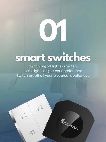 This is one of my core smart switch models, designed for effortless control. You can switch lights on or off remotely, dim them to your preferred brightness, and manage connected electrical appliances with ease.