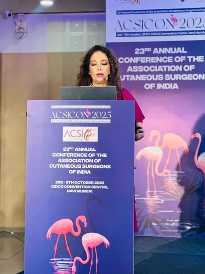 Speaking at ACSICON 2025 on the evolution of threads in facial contouring and the benefits of PRX Plus for facial rejuvenation. It is always rewarding to share knowledge at such a well-curated, international-standard conference.