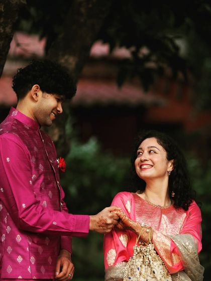 Vibrant Haldi & Mehendi Celebrations photo 49