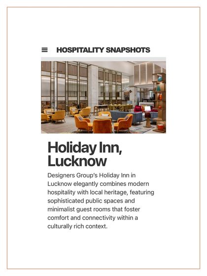 Holiday Inn, Lucknow: Modernity Meets Heritage photo 48