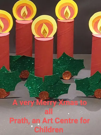 A collection of our Christmas candle crafts, ready to light up the holiday season. A very Merry Christmas from all of us at Prath!