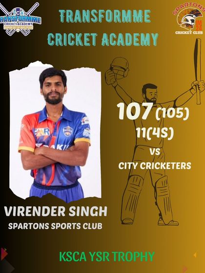 Transform Cricket Academy - Advanced Competitive Cricket Training Pathway to the Pros: KSCA League & Beyond photo 5