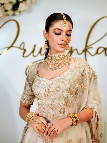 The final look is always about confidence. I teach my students how to create makeup that makes their clients feel beautiful and empowered, just like this stunning model.