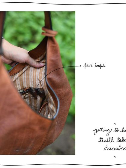 The Sunaina's interior also includes practical pen loops, so you're never searching for a pen at the bottom of your bag.