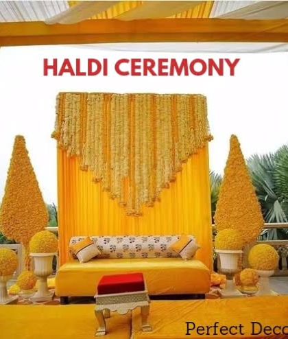 Vibrant Haldi & Mehendi Setups photo 42