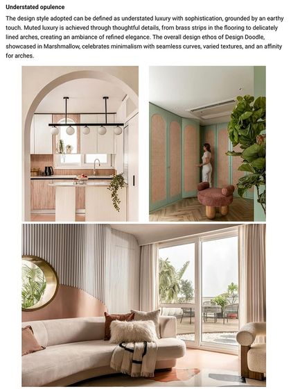 Architect & Interiors India highlighted our design style of "understated opulence," achieved through thoughtful details and a refined, earthy palette.