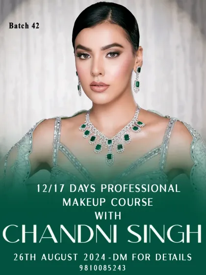 Announcing my next 12/17 days Professional Makeup Course. All enrolled students get brushes, lashes, and a beauty blender from my brand, The Nari Studio.