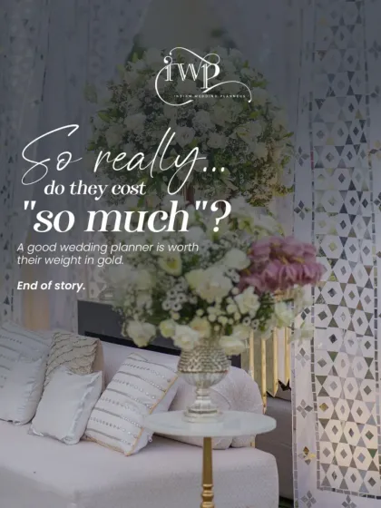So, do planners really cost "so much"? A good wedding planner is worth their weight in gold. End of story.