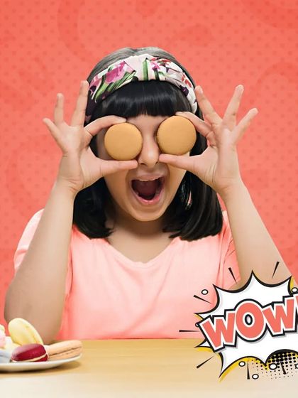 Having fun with your food is highly encouraged here. Our macarons are so colorful and delicious, they are guaranteed to make you say "wow!".