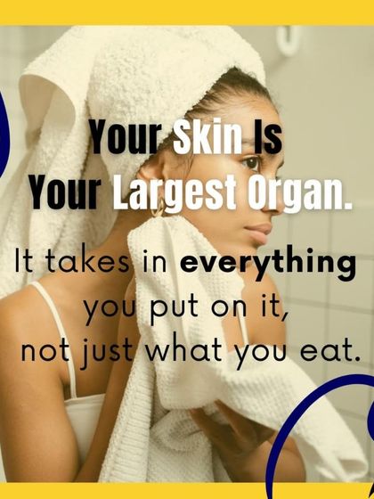 Your skin is your largest organ. It absorbs everything you put on it. That's why I believe what touches your skin should come from the earth, not a lab.