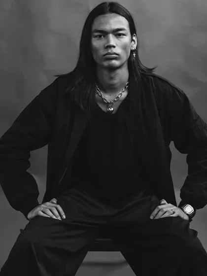 This black and white portrait is about capturing a raw, unapologetic presence. Using simple studio lighting, I focused on texture and form to create a powerful and direct image. It reflects my work in men's portraiture, aiming for authenticity over trends.