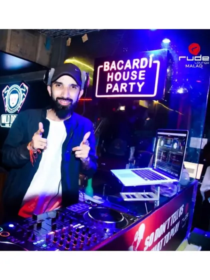 Posing at a Bacardi House Party at Rude Lounge. I'm proud to be associated with great venues and brands.